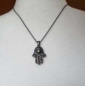 Hamsa necklace
